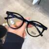 Genuine anti-radiation light glasses for women, ultra-light, round, large-frame, plain net red and blue, can be equipped with near-prescription Korean glasses