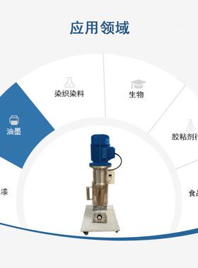 厂家直供0.75kw实验室研磨机小型篮式研磨机篮式砂磨机油漆研磨机