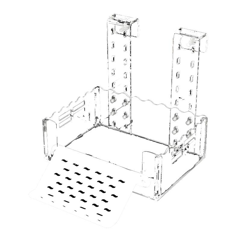 多功能乌龟缸晒台乌龟晒台龟晒台爬梯爬台休息喂食亚克力鱼缸隔板 - 图3