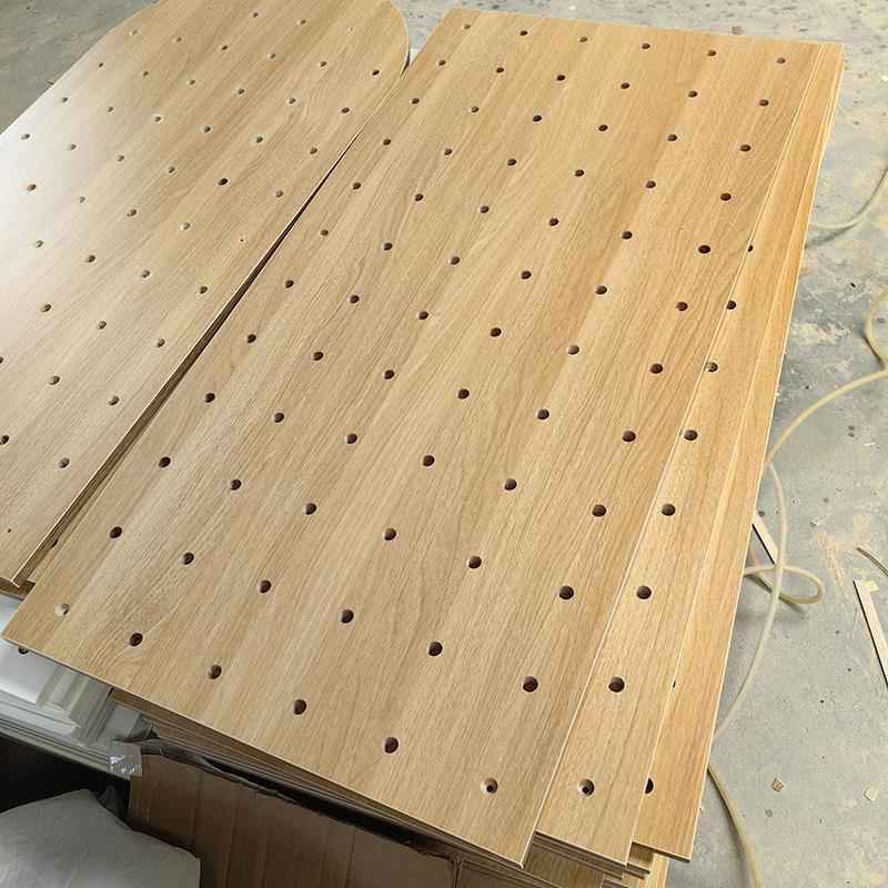 Solid wood hole board custom storage rack wall storage rack entrance decorative hanging rack partition display rack storage rack