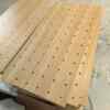 Solid wood hole board custom storage rack wall storage rack entrance decorative hanging rack partition display rack storage rack