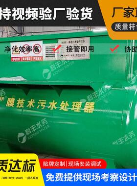 污水一体化污水处理设备 mbr膜生物反应器 小型养废水处理设备