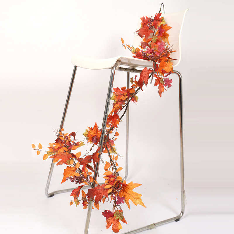 2020新款枫叶树根藤条 仿真叶子果串门挂窗挂装饰 感恩节装饰批发,淘宝优惠券,粉丝福利购,淘宝优惠卷