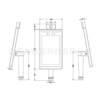 10-inch face recognition temperature measurement aluminum alloy shell attendance and access control face all-in-one machine shell column base ready for sale