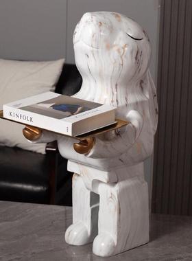 可爱兔客厅落地摆件大型家居饰品电视柜沙发旁托盘卧室乔迁新居