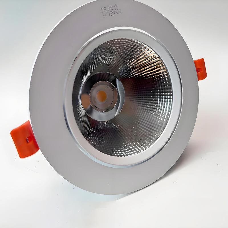 FSL Foshan Lighting Hill Spotlight Embedded Clothing Store Open Hole Downlight Ceiling Living Room LED Ceiling Light