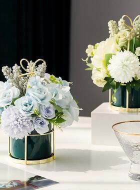 创意轻奢办公室桌面装饰品家居小饰品摆设装饰客厅茶几花艺摆件