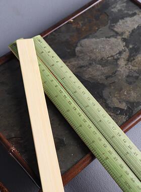 保青竹子制作尺子竹制文具天然竹子材料环保学生用戒尺直尺