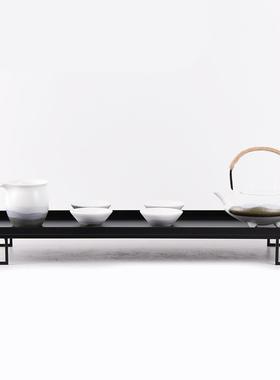 新中式茶室陶瓷茶具套装摆件样板间会所客厅茶桌茶艺茶道软装饰品