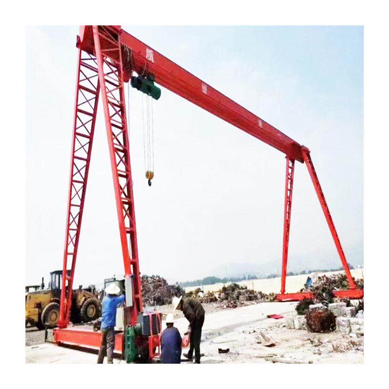 MH gantry crane 10 tons 20 tons outdoor large lifting equipment electric remote control gantry crane