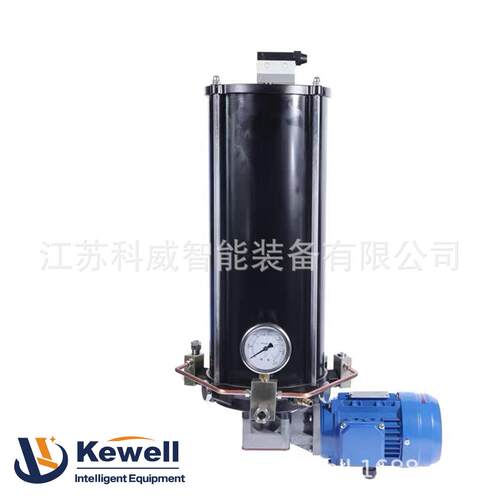 KC自动黄油泵金属油管2L4L6L 220/380V带报警50/60电动油脂润滑泵 - 图1