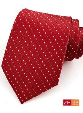 Mens Neck Ties Tie For Men Necktie Red Business Neckties Man