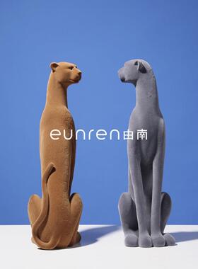 极风简约创意豹子摆展件家居YN-BJ166客装厅玄关简示摆设办公室前