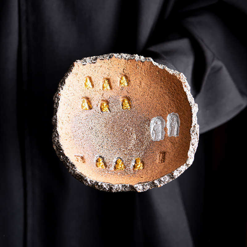 九匠风纯手工粗陶壶承老岩泥盖碗底托茶承家用陶瓷功夫茶具干泡盘,淘宝优惠券,粉丝福利购,淘宝优惠卷