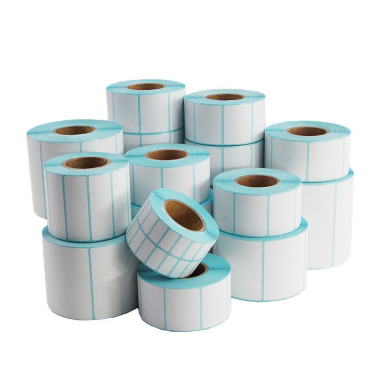 Three-proof thermal non-drying dry adhesive label paper 100*80 70 60 50 40x30 20 barcode printer fast