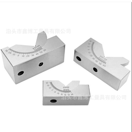 100x30x50角度垫块AP46磨床V型垫铁3-60度量角器KP30可调式角度规 - 图3