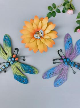 户外铁艺花朵创意家居墙饰太阳花壁挂客厅背景墙墙面花园玄关挂件