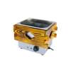 Electric heating/double basin wooden frame oden cooking machine for commercial convenience stores with various combinations of soup pool and noodle cooking oden cooking machine