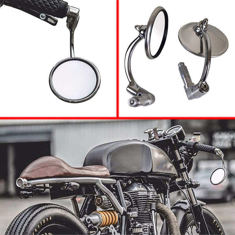 适用春风250CLC/450CLC 灰石250 无极CU525/CU250后视镜 手把圆镜 - 图2