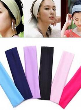 Solid Sports Headband Women Fashion Elastic Hair Bands Runni