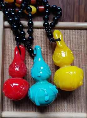 琉璃葫芦挂件，葫芦挂件，葫芦汽车吉祥挂饰厂家批发