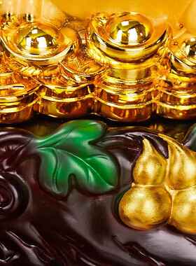 招财进宝玉饰白菜大招财猫摆tb-72847件家居办号公室收银台装店礼