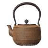 Purely handmade Japanese kettle sand iron kettle Kung Fu tea set tea room household electric ceramic stove uncoated lifting beam kettle