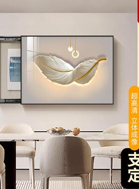 轻奢电表箱装饰画2025新款客厅配电箱电闸盒遮挡箱电源总开关挂画