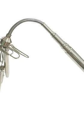 Portable Rotatable Silver Magnetic Pickup with Retractable P