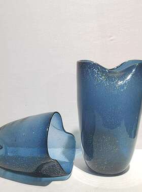 现代简约星点蓝色金星摆件家居样板房餐厅桌面插花工艺品摆饰