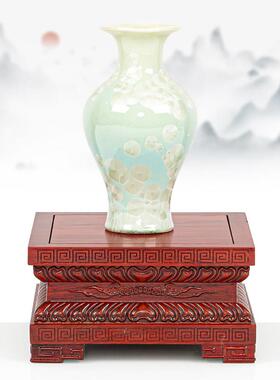 佛像底座加高供奉观音财神关公莲花红花梨佛龛实木摆件托架可定做