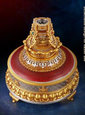 藏文翻译简观音新六字外挂Dzi珠电流道树脂管无声家居饰品盛达