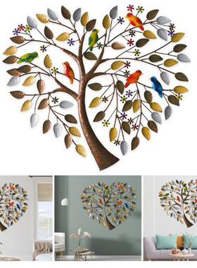 HeartTreeMetalWallArt心形树生命之树墙壁金属挂件厂家