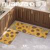 Sunflower kitchen floor mat door mat soft diatom mud water-absorbent cooling mat non-slip oil-absorbent strip carpet