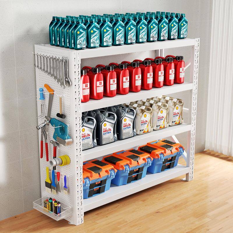 Hole plate shelf hardware tool rack storage shelf multi-layer storage shelf basement storage shelf storage shelf