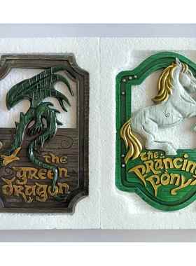 独立站龙马精神家居树脂工艺品室内装饰挂件花园庭院装饰品