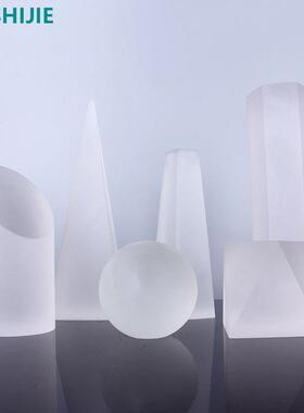 现代水简约奢几何形间晶装饰品客厅GEM别墅样板酒柜创意轻个性摆