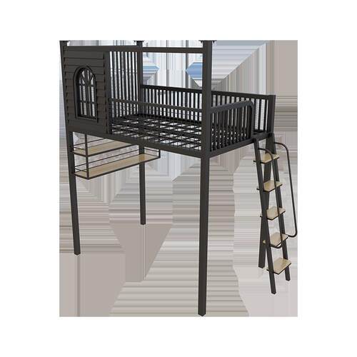 UID7W省空间小户型梯柜床阁楼床寓床上床二楼高架床床下桌书公架 - 图3