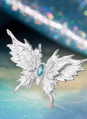 斗罗大陆2绝世唐门项链ins小众国动漫周边唐舞桐光明女神蝶吊坠