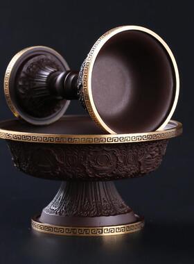 黄铜供奉用品八瑞物吉祥莲花护法杯供酒杯家用供佛水杯圣水摆件纯