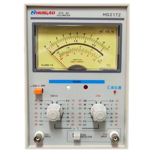 双通道交流毫伏表HG2172电压测量仪表汇高测试速度快常用仪表 - 图3