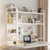 Internet celebrity metal hole board storage rack tabletop bookshelf desk storage decorative rack computer desk display shelf