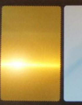 热转印金属名片空白材料86*54金属卡片100张