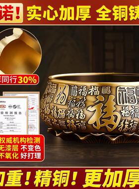 铜香炉供奉套装家用供佛财神爷佛具用品焚香炉蜡烛台水果盘圣水杯