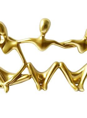 直销新款简约现代迷你抽象小摆件客厅酒柜玄关卧室书柜书房家居现