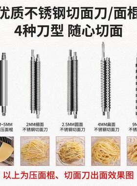 俊媳妇面条机家用小型电动压面机全自动切面神器不锈钢饺子皮机