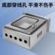 Outdoor 304 stainless steel double door distribution box rainproof instrument monitoring distribution box charging control box visible