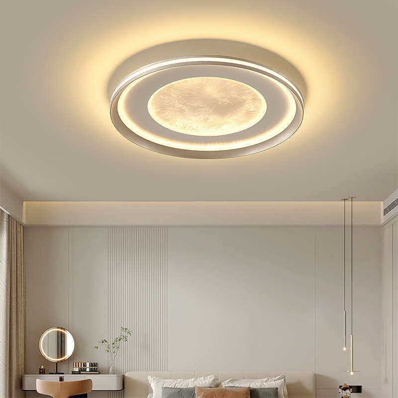创意超薄吸顶灯高级感卧室灯现代简约北欧轻奢护眼主卧房间圆灯具,淘宝优惠券,粉丝福利购,淘宝优惠卷
