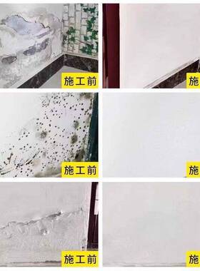 防水补墙膏墙面修补白色净味防霉反硷脱落掉皮墙体批土膏家用