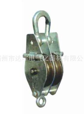 QHS2-车3/QH轮S2-10双面开口双轮起重滑车QAU双口双滑钢丝绳滑车